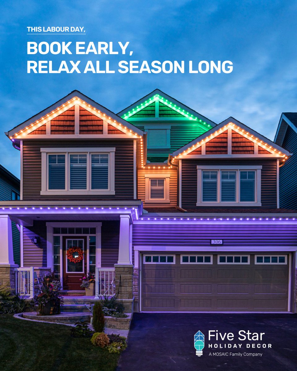 Lighting_YEG's tweet photo. ✨Let Your Labour Day Shine ✨
When the busy fall season arrives, the last thing you’ll want to worry about is hanging holiday lights in the cold. This Labour Day, celebrate by labouring less &amp; enjoying more.
👉🏻Get your FREE quote today: https://t.co/cj6fg15DFc https://t.co/BTQ8PtcZFe