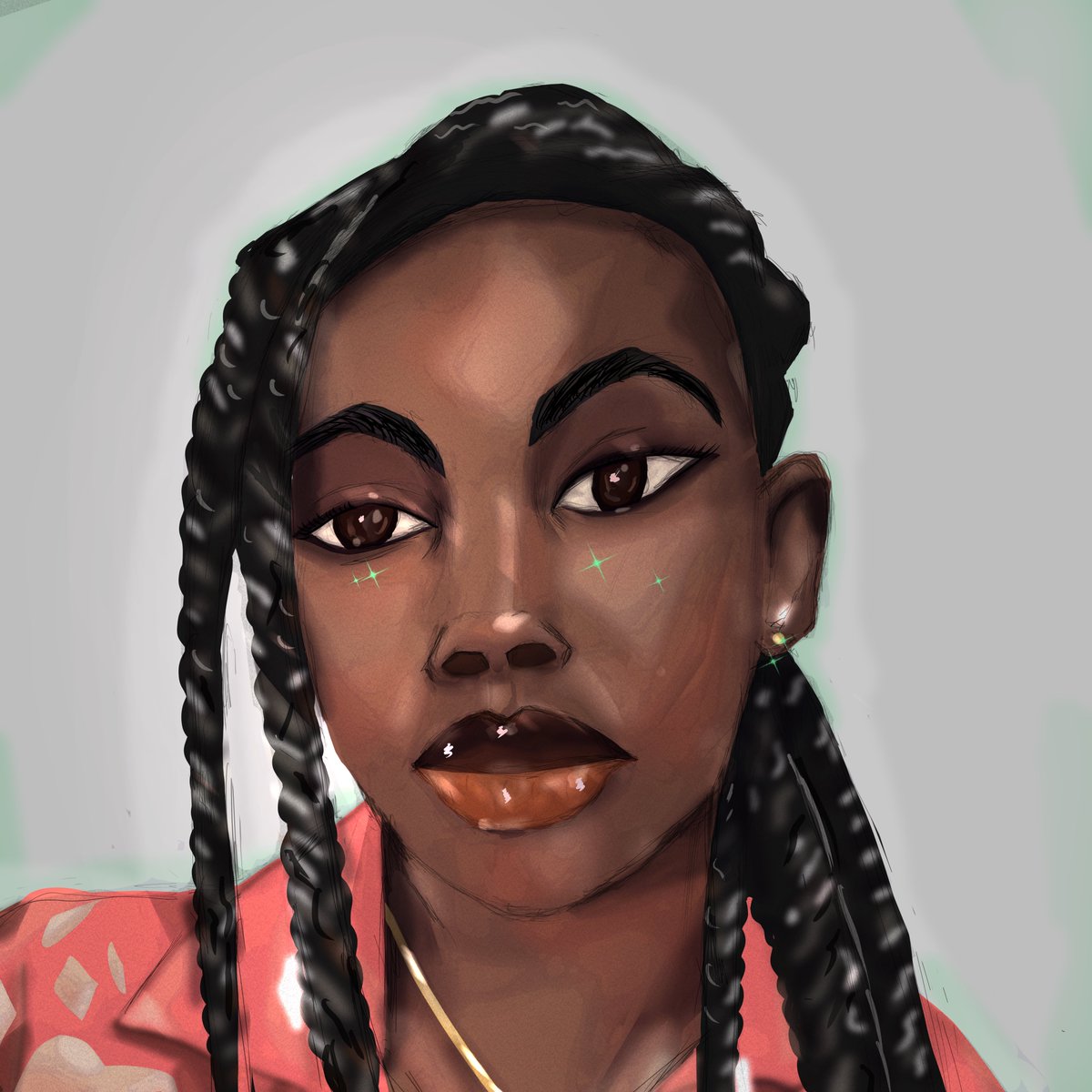 mhi_racle's tweet image. Practice sketch 

Think I’ll start drawing males now 😂

#2d #2dart #artist #CLIPSTUDIOPAINT #ghanaartist #sketch #black