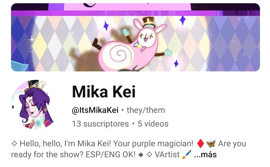 Hello, my daaarlings! 🎪+.
¡He abierto mi propio canal de YouTube! +.

Iré subiendo contenido variado poco a poco 🎭 Aún estoy aprendiendo la magia de estas redes… así que todo apoyo es bienvenido 💜