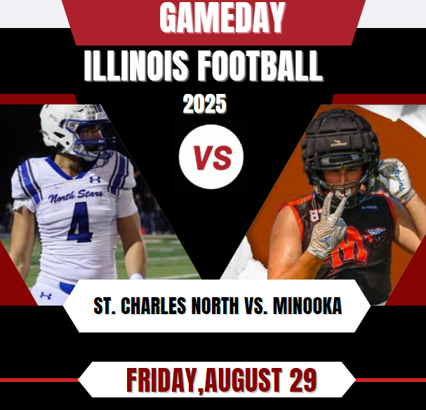 🚨 Game Week 🚨
🏈 St. Charles North vs. Minooka
📆 Friday,August 29
⏰ @ 7p.
🎥 bit.ly/41mkHsf

<a href="/SCNAthletics/">St. Charles North Athletics</a> <a href="/bluefangroup/">SCN Blue Fan Group</a> <a href="/SCNBoosters/">SCN Athletic Boosters</a> <a href="/MatthewPlumb4/">Matthew Plumb</a> <a href="/Minooka_Indians/">Minooka Football</a> <a href="/SCNFBOFFICIAL/">Official North Star Football Account</a> <a href="/robertpomazak/">Robert Pomazak</a> <a href="/Cover4SCN/">Cover4SCN</a> <a href="/SCNFBplayers/">St. Charles North Football</a> <a href="/shawn_lazare0/">Shawn Lazare</a> <a href="/braden_harms/">Braden Harms</a>