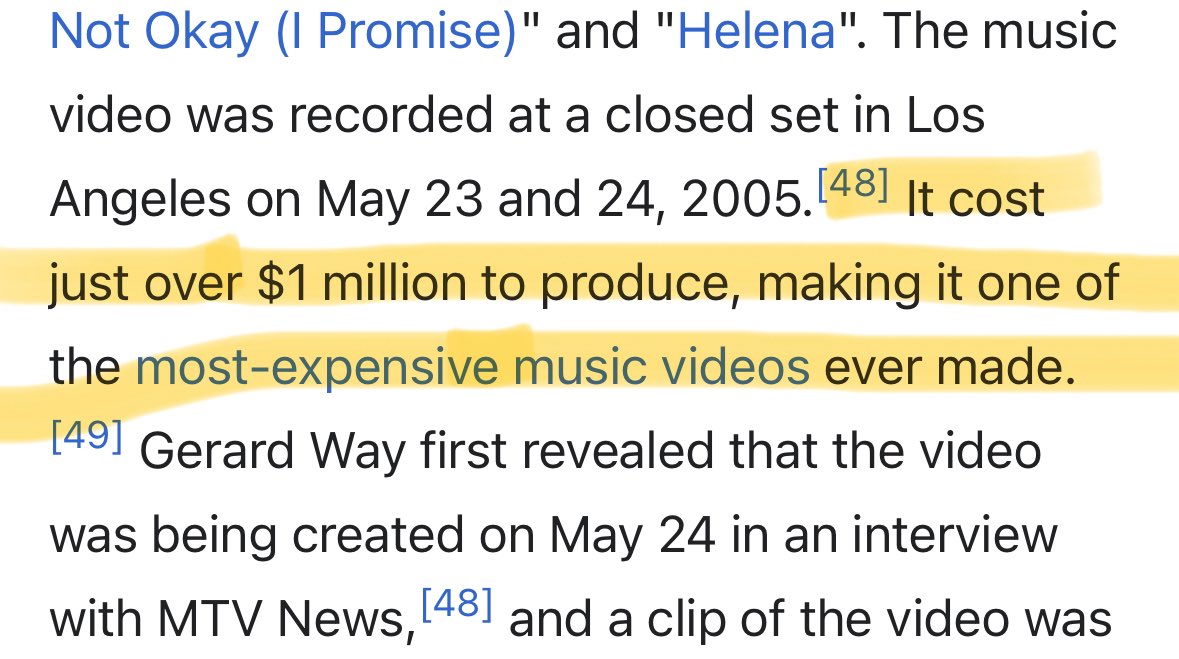 one million dollars for the ghost of you and remember what tyler said about the city walls music video? yeah