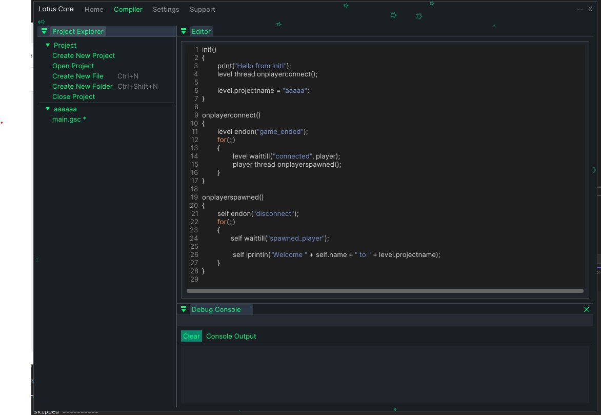 working on a GSC injector for a few cods. not sure if I'll release but I wanted to challenge myself to make an IDE.