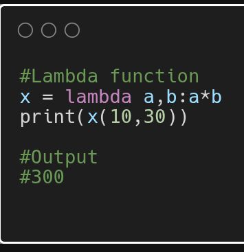 YourHelper100's tweet image. DAY 25 #100DaysOfCode
✅Explored the Lambda function or the anonymous function
#coding #pythonprogramming
#DataAnalytics #DataScientist