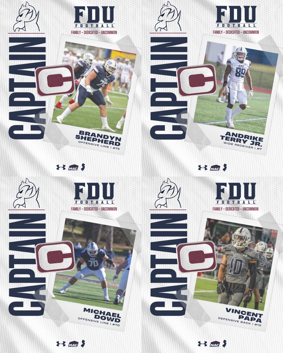 Your 2025 Captains 💥 

#FamilyDedicatedUncommon | #HornsUp