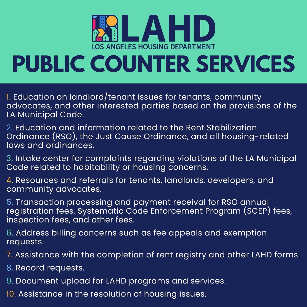 Los Angeles Housing Department tweet media