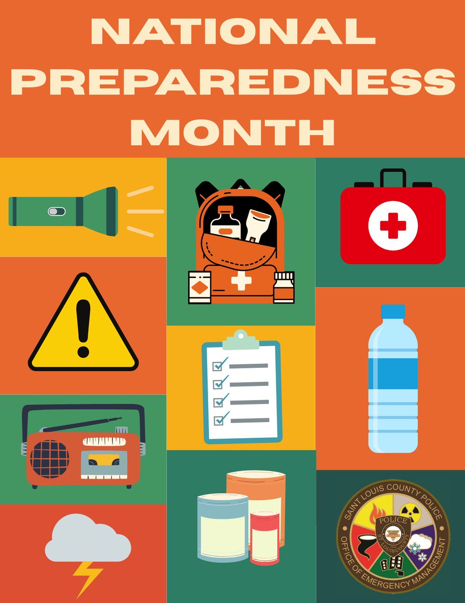 September is National Preparedness Month! 🗓️ Take time to make a plan, build a kit, and stay informed. Small steps today can make a big difference tomorrow. Learn more at ready.gov/plan #MakingPreparednessPersonal