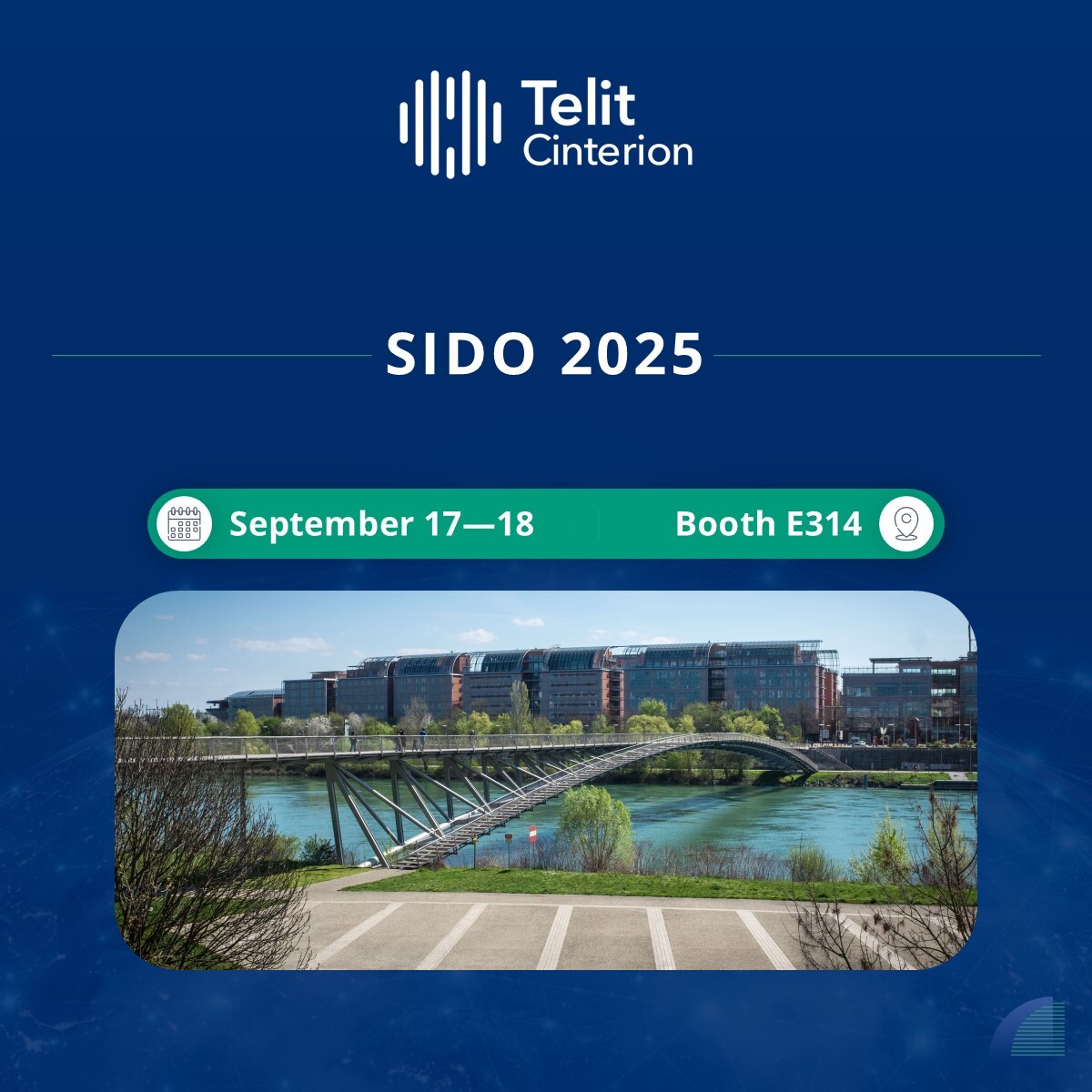 TC_NExT's tweet image. Last week to register for #SIDO2025! We’re showcasing #IoT solutions from NExT™ eSIM Multiprofile to LTE-ready modules &amp;amp; data cards.

Booth #E314 |  Sept 17–18 | Lyon, France
sido-lyon.com/visiter/creer-…