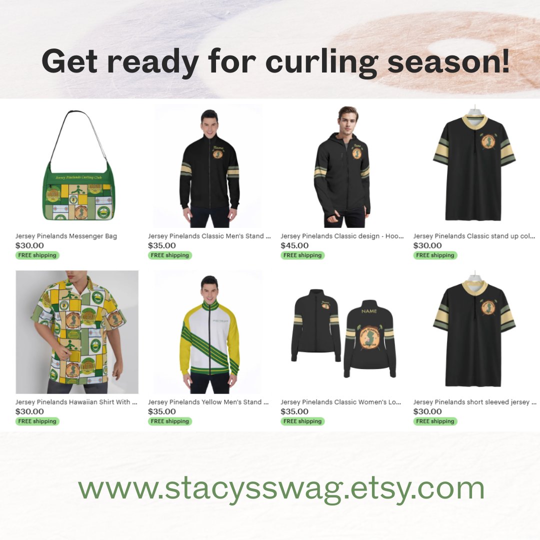 curlmepurple's tweet image. Check out the collection for Jersey Pinewoods Curling Club. What can I make for your club?
stacysswag.etsy.com