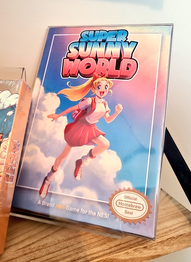I've now signed the contract for the production of Super Sunny World 🌞 physical carts...

Things are starting to come together! #nesdev