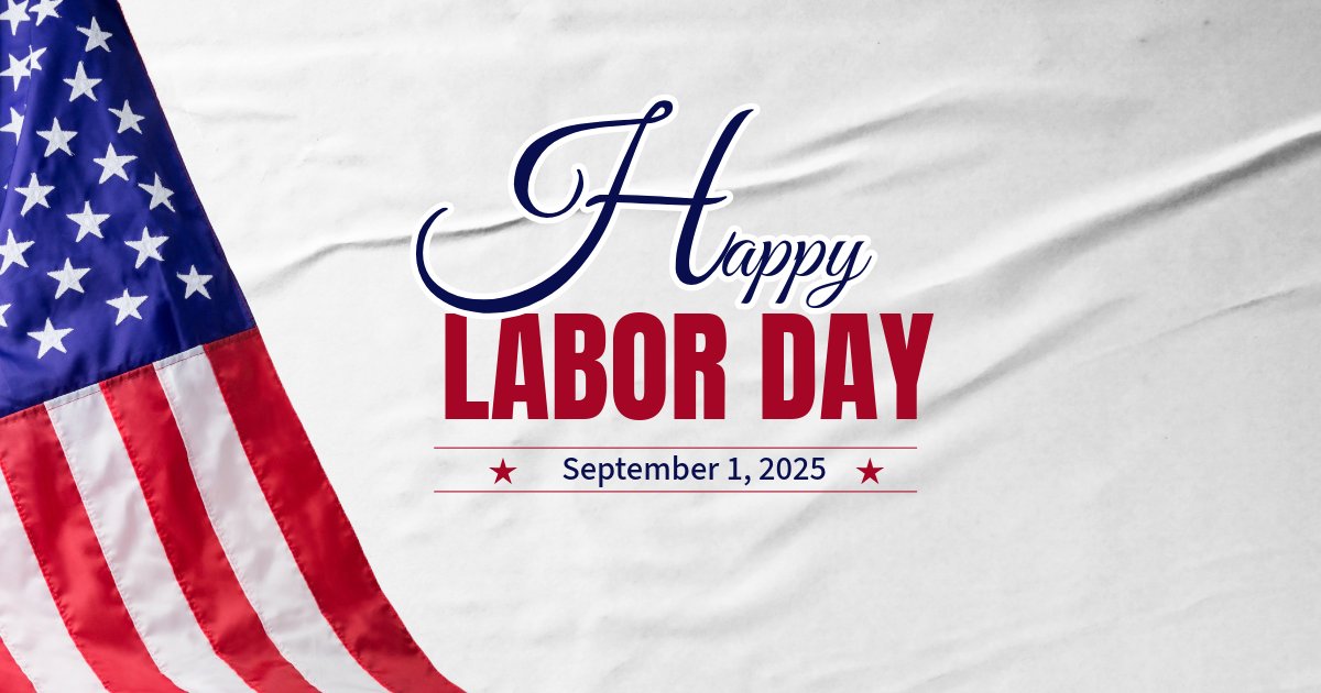 Happy Labor Day to our world-class staff, dedicated teachers, and all the hardworking members of our community. Your commitment to our students and schools doesn't go unnoticed.