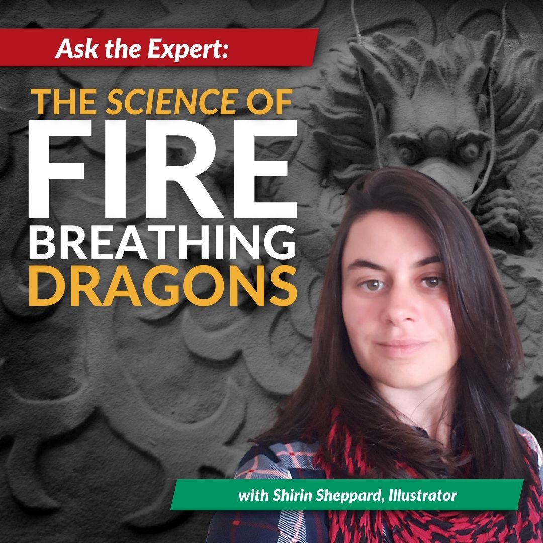 Janet speaks with science communicator &amp; creature illustrator Shirin Sheppard about how fire-breathing dragons could work! Check it ➡️ youtu.be/M7wFiejPdOM