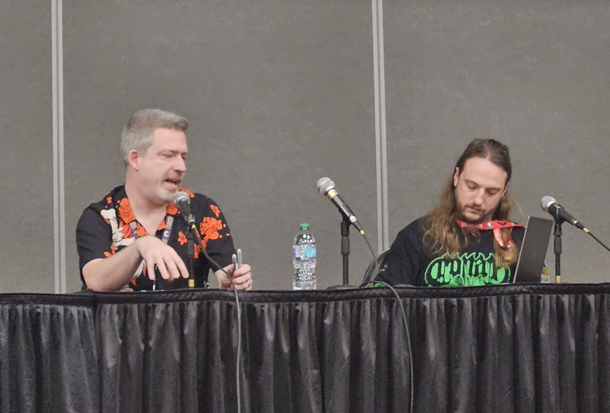 SCWKorsgaard's tweet image. Watching @JimZub rock the mic talking Conan the Barbarian at #Dragoncon! Video to come!