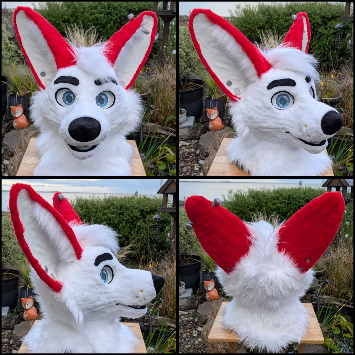 CassiusRed's tweet image. Happy #FursuitFriday from Red the Fennec Fox! He'll be a digi full suit in a couple of weeks!