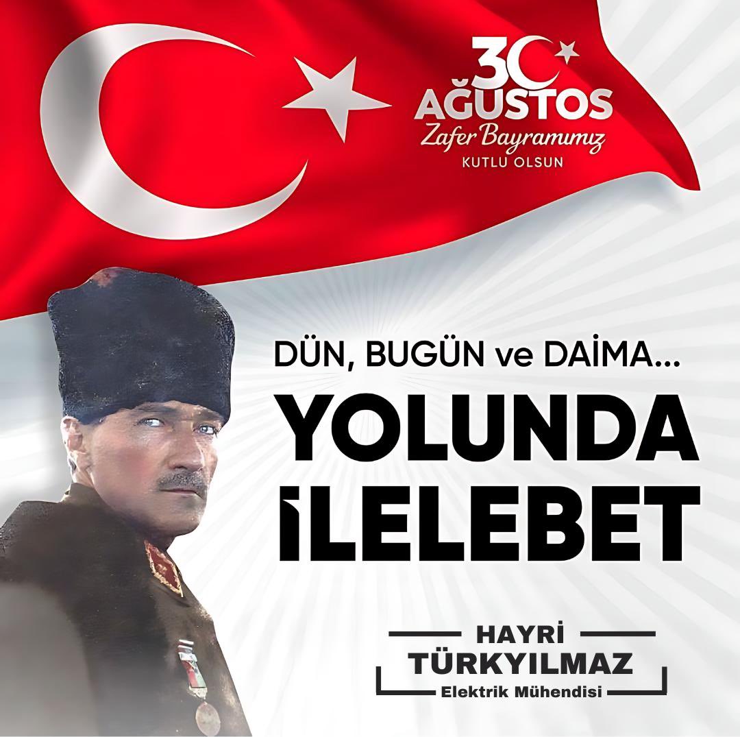 ZAFER BAYRAMIMIZ KUTLU OLSUN 🇹🇷

Bayrağımız özgürce dalgalansın; çocuklarımızın yüreğindeki sevinç çoşku ile tüm dünyaya yayılsın diye, bağımsızlığı karakteri bilen bir milletin zaferini her zamankinden daha çok hissederek…

Bu destansı zaferi, bize canları pahasına armağan eden