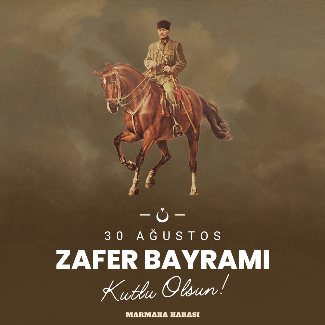 Büyük Zafer’in 103. yıl dönümünde Gazi Mustafa Kemal Atatürk ve Kahraman silah arkadaşlarını minnetle anıyoruz. 

#30Ağustos #ZaferBayramı