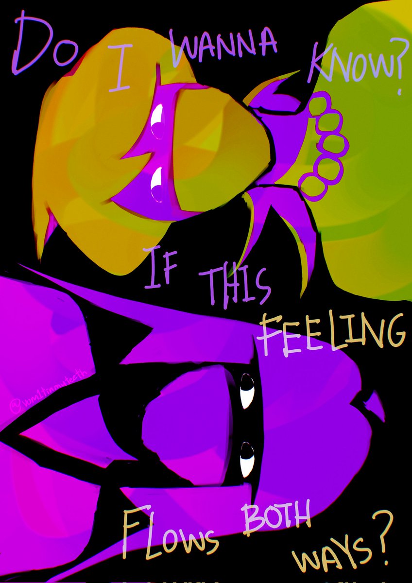 vom1tinmyteeth's tweet image. Purple and yellow are complementary

#spookymonth
#spookymonthfanart