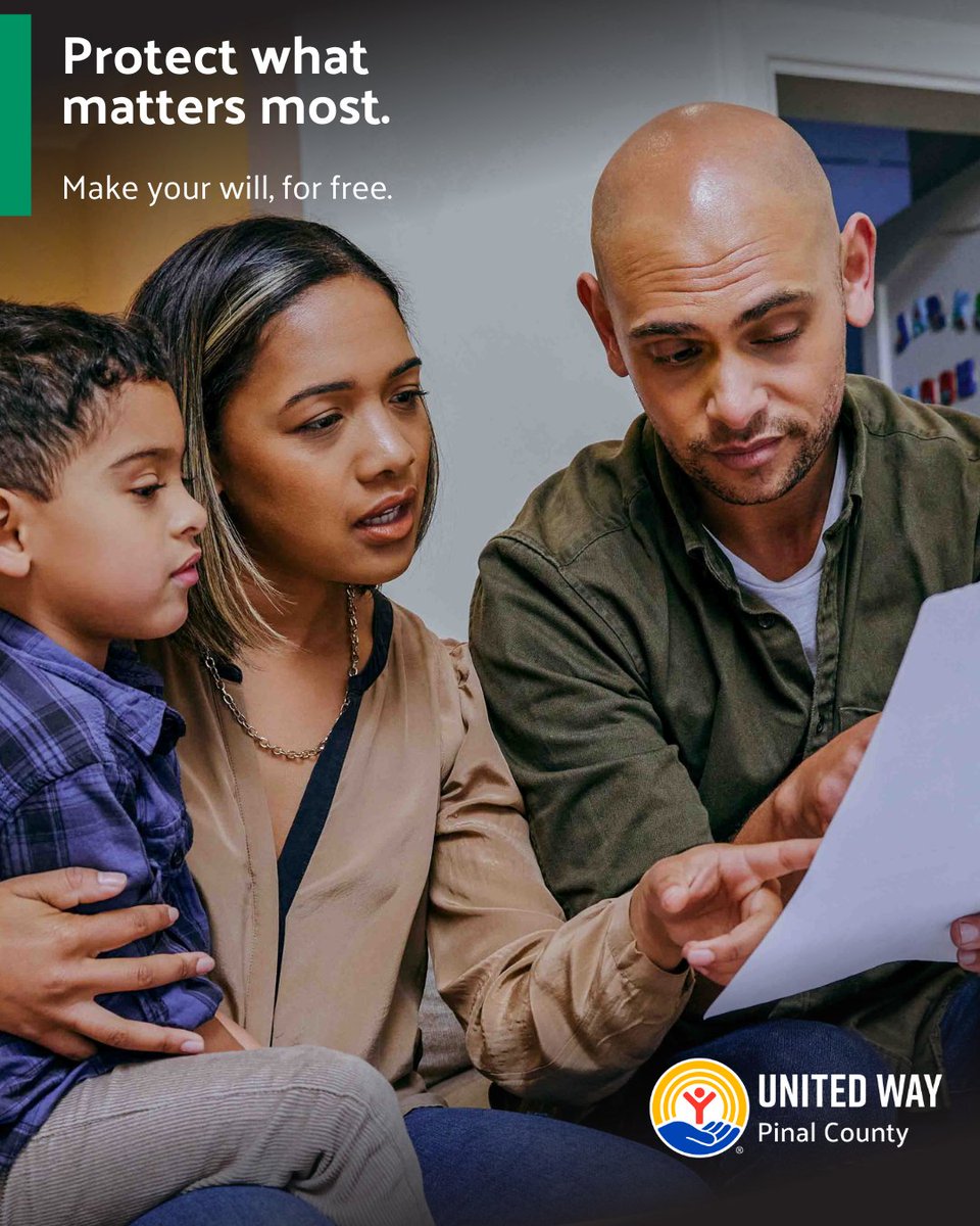 August is National Make-A-Will Month - a great reminder to create or update your will. United Way has partnered with FreeWill to provide you with complimentary services to create your legal will, in as little as 20 minutes.

Get Started &amp; More Resources: unitedwayofpc.org/apply-for-help/