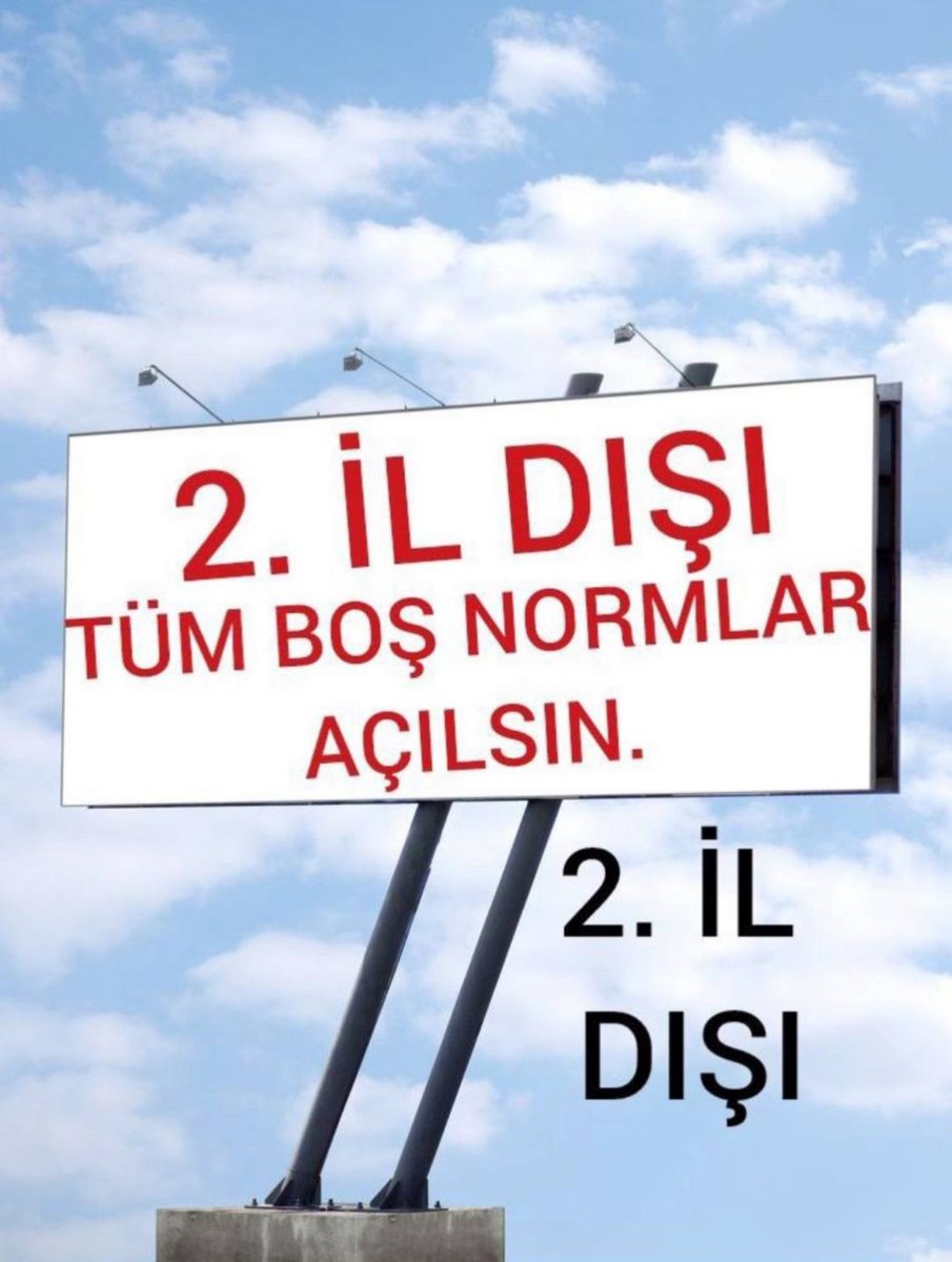 Yıllarca zorunlu hizmet bölgelerinde çalıştık
Şimdi tüm normlar açılsın
2. İl dışında tercih hakkı istiyoruz

#2İlDışınaÇOKNorm 
<a href="/Yusuf__Tekin/">Yusuf Tekin</a> <a href="/tcmeb/">Millî Eğitim Bakanlığı</a> <a href="/mebpgm/">Personel Genel Müdürlüğü</a> <a href="/Nihal_Albayrak_/">Nihal ALBAYRAK</a>  <a href="/_aliyalcin_/">Ali YALÇIN</a> <a href="/TalipGeylan06/">Talip Geylan</a> <a href="/kademozbay_/">Kadem Özbay</a> <a href="/leventkuruoglu/">Levent Kuruoğlu</a> <a href="/talatyavuz29/">Talat YAVUZ</a> <a href="/Yasingrms0/">Yasin Görmüş</a>
