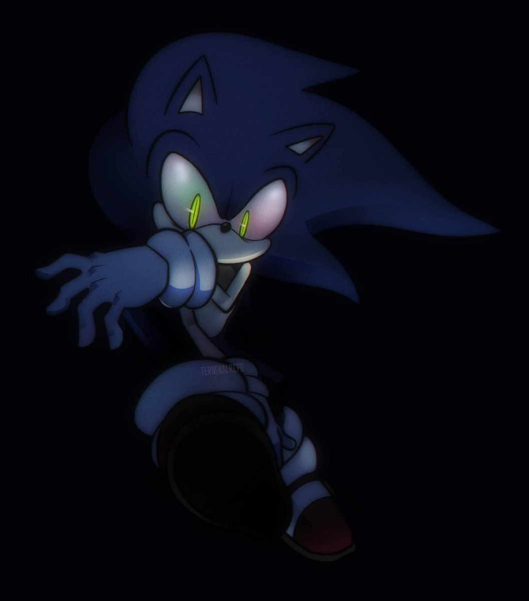 Made an AU where Mephiles took Sonic’s form instead of Shadow and we went down a Goku Black but Sonic Arc
