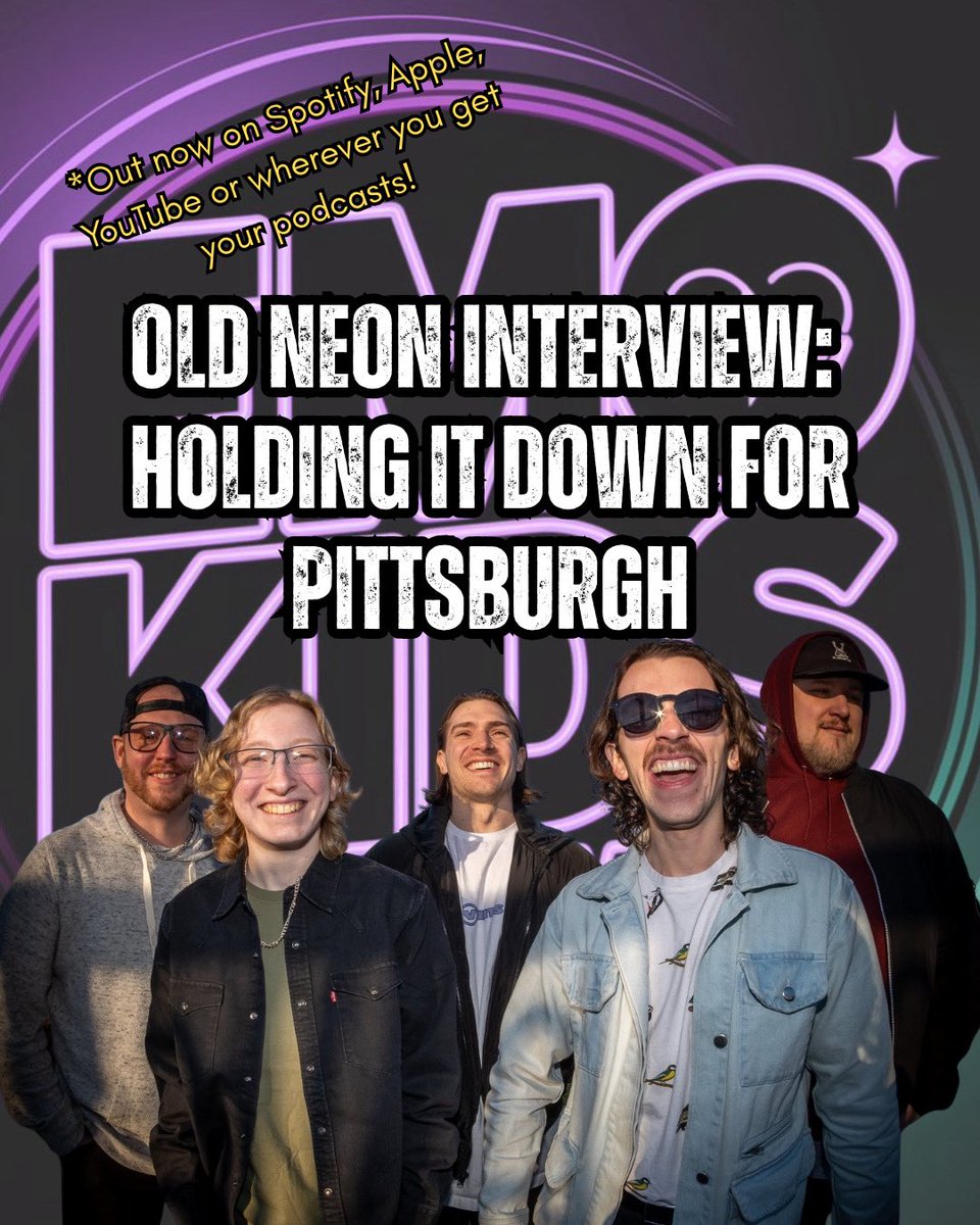 Our interview with <a href="/oldneonmusic/">Old Neon</a> is out now! Tune in as we talk about pop punk, Pittsburgh, and picking fights with the president😂

Available wherever you podcast!

youtu.be/dTMHZTxXGoQ?si…