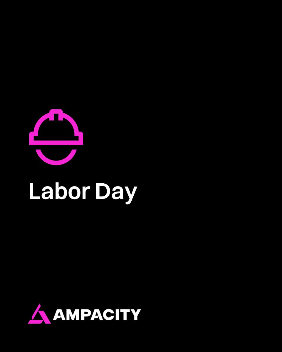 This #LaborDay, we take a moment to extend our heartfelt gratitude to our hardworking team members who consistently go above and beyond. Our offices will be closed on Monday.

#WeAreAmpacity
