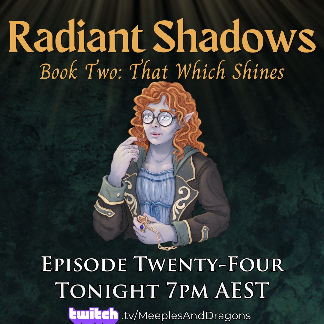 With our heroes having found a new potential friend lost at sea, they now plunge into the icy waters searching for sunken treasure. But will it be riches they find, or something far worse?

Find out at 7pm AEST on twitch.tv/meeplesanddrag…

#dnd #ttrpg #RadiantShadows #actualplay