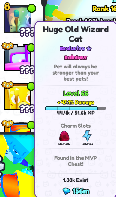 Rainbow Huge pet Giveaway time!  Sponsored by my friend Oliver.  
Just like, share, drop your username and Give him a follow please <a href="/Oliver_rhedin/">Oliver</a> 
Winner will be selected on 9/4 by random wheel.  Good luck!  #PetSimulator99 #Free #Giveaway