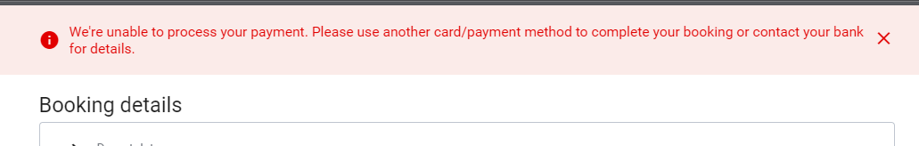 SRanjan_M's tweet photo. @airasia_indo What's the problem with your payment system? Tried with 4 different cards from 4 different banks, and got the same error message... 🙈 https://t.co/VhgZc24Kyg