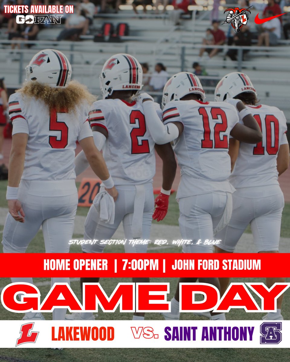 Week 1. Game 2 ‼️ #WeAreLakewood