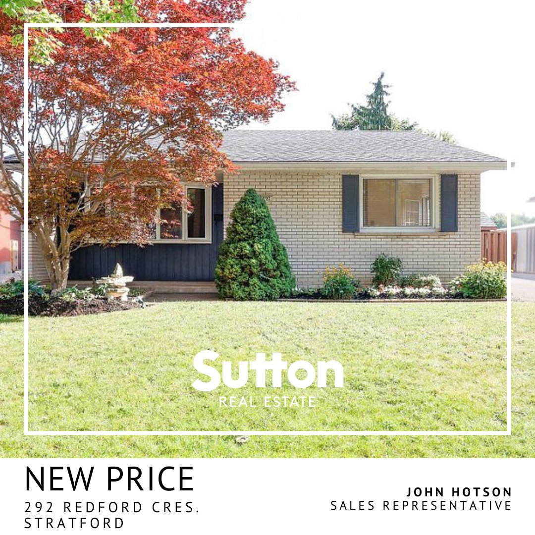NEW PRICE!

292 Redford Cres., Stratford
MLS # X12312542
$619,900.00