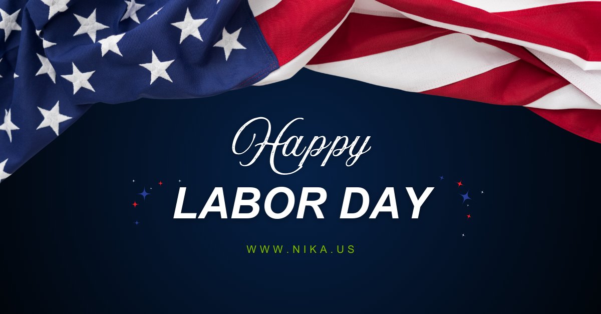 This Labor Day, we honor the incredible efforts of our team, whose dedication to our customers and their missions drive our company forward every day.

Thank you for your hard work in creating a brighter future for our clients and community!

#LaborDay #NIKATeam #GSD