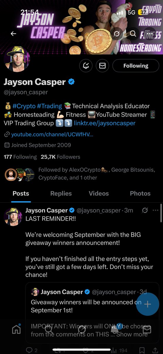 Real_GGLove's tweet photo. @jayson_casper Let’s goooo https://t.co/WJ2hmyEoy7