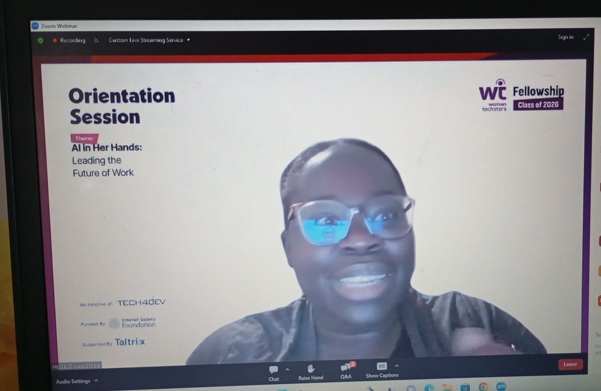 wildfl0w6r's tweet image. Day 10 of the Women Techsters Fellowship Orientation and I can’t believe it’s over.

Key takeaways I’m holding on to:
• You are your first mentor; know yourself and create a clear roadmap.
• Mentorship works when you’re intentional and nurture relationships.