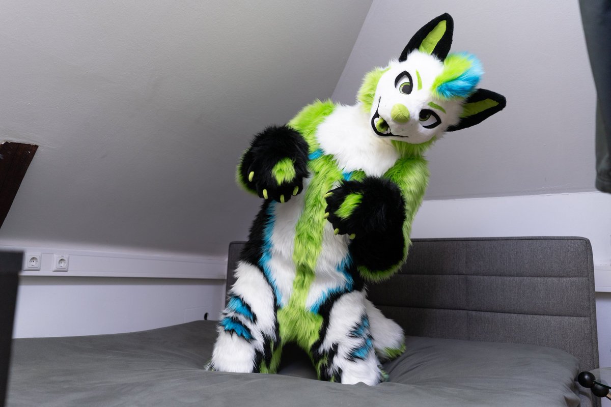 I was told I can go on the bed😇
So are you coming to cuddle now? 🥺
📷: <a href="/SergalSky/">SkySergal</a> 
🧵🪡: <a href="/Sasa_Creations/">Sasa Creations🌸🔜Furciety</a>