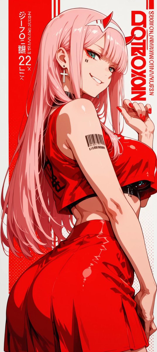 theSosiKevin's tweet image. Zero Two : I need you tonight Darling ❤️‍🔥😈