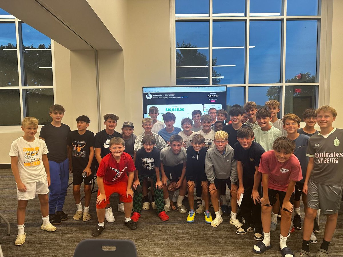 LeadingEdgeRay's tweet image. ⚽Big congratulations to Penn Manor Jr. High Boys Soccer for raising $10,945 in their FIRST hour of fundraising! 👏 An amazing kickoff — let’s keep the rhythm going and help them hit their goal. Donate at the link below! 

app.launchfundraising.com/FundraiserHome…
