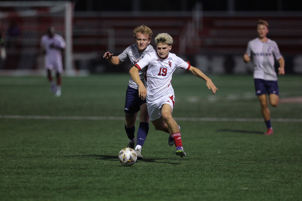 StJohnsMSoccer's tweet photo. Last night was fun 🥳

Join us ONE WEEK from today as the Johnnies host No. 2 Marshall at 7 p.m. 

🎟️: https://t.co/1gY2exAXn4

#PackBelson https://t.co/RUFMEuuwGC