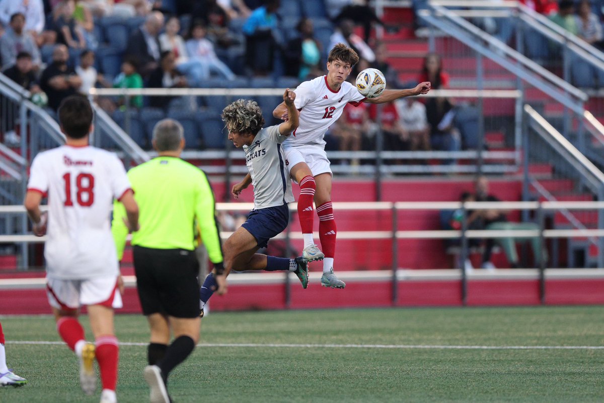 StJohnsMSoccer's tweet photo. Last night was fun 🥳

Join us ONE WEEK from today as the Johnnies host No. 2 Marshall at 7 p.m. 

🎟️: https://t.co/1gY2exAXn4

#PackBelson https://t.co/RUFMEuuwGC