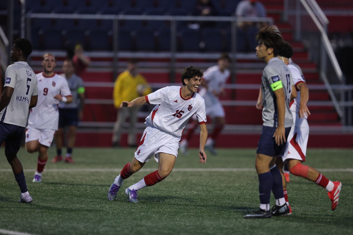 StJohnsMSoccer's tweet photo. Last night was fun 🥳

Join us ONE WEEK from today as the Johnnies host No. 2 Marshall at 7 p.m. 

🎟️: https://t.co/1gY2exAXn4

#PackBelson https://t.co/RUFMEuuwGC