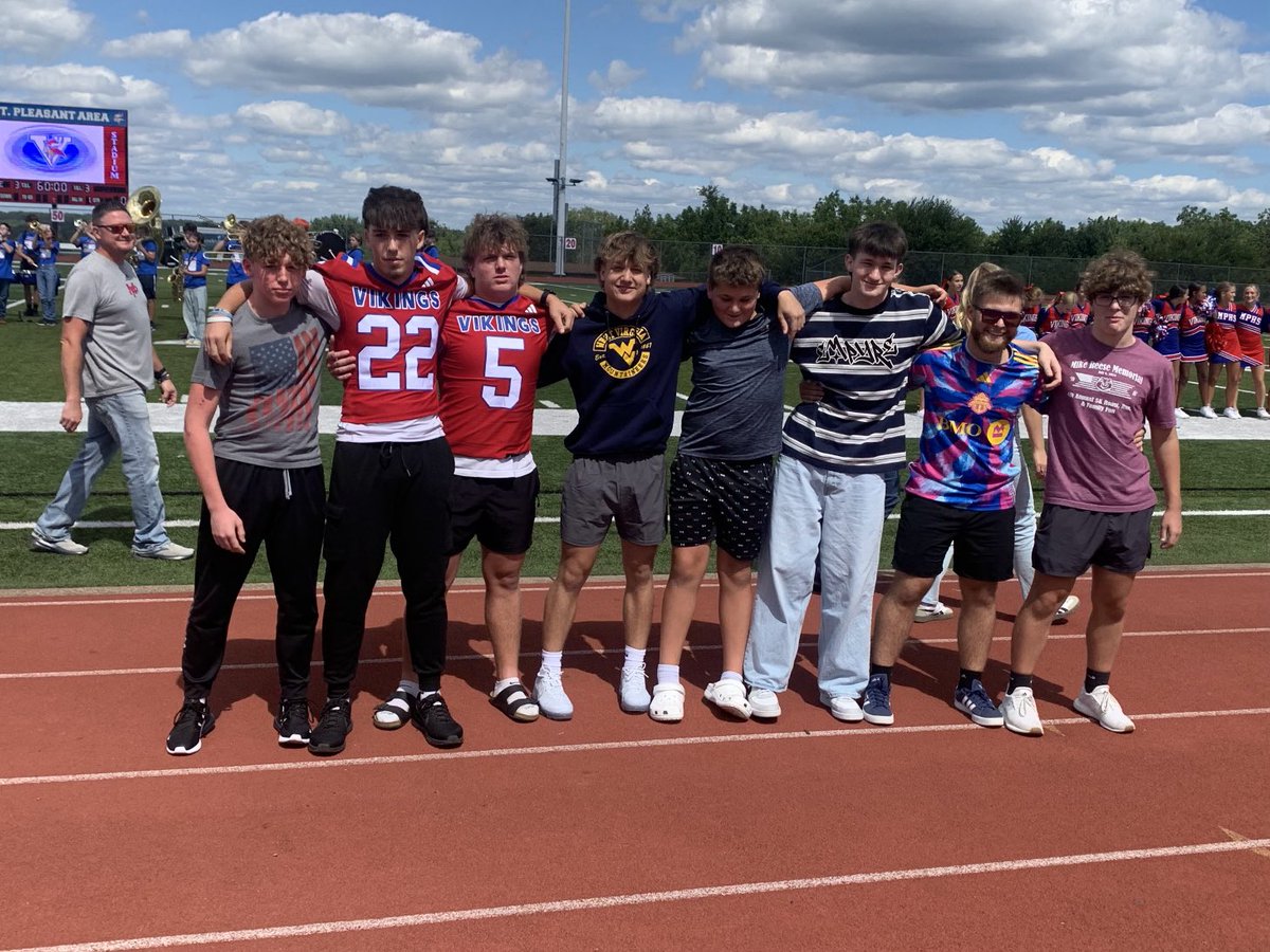 MPAVikings's tweet photo. Viking Stadium brought the energy today—pep assembly, Penny Court kickoff, spirit &amp; enthusiasm through the roof, and even a noodle race! Can’t hide that Viking pride! ⚔️  #rowvikes ⁦@MPASDVikings⁩ ⁦@VikingNation_MP⁩ ⁦@BillBeckner⁩ ⁦@WestmorelandSN⁩ https://t.co/TpQK1YdUzs