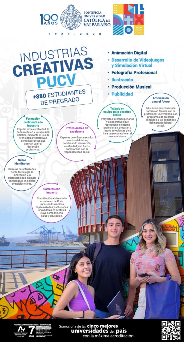 📸Nuestras carreras de Industrias Creativas forman profesionales capaces de transformar ideas en proyectos con impacto cultural y territorial.

<a href="/__elmercurio/">El Mercurio</a>