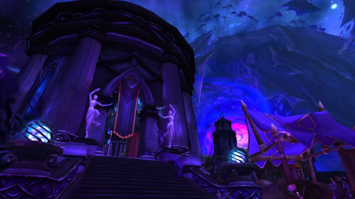 Xun89341809's tweet image. Little build in Telogrus - instead just tents now ren&apos;dorei have also buildings
Buuut I can do better I think, just need some inspiration

#worldofwarcraft #voidelf #epsilonwow