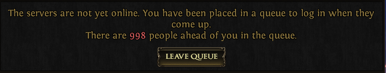 The Totem God is in Queue. See you guys live in an hour.