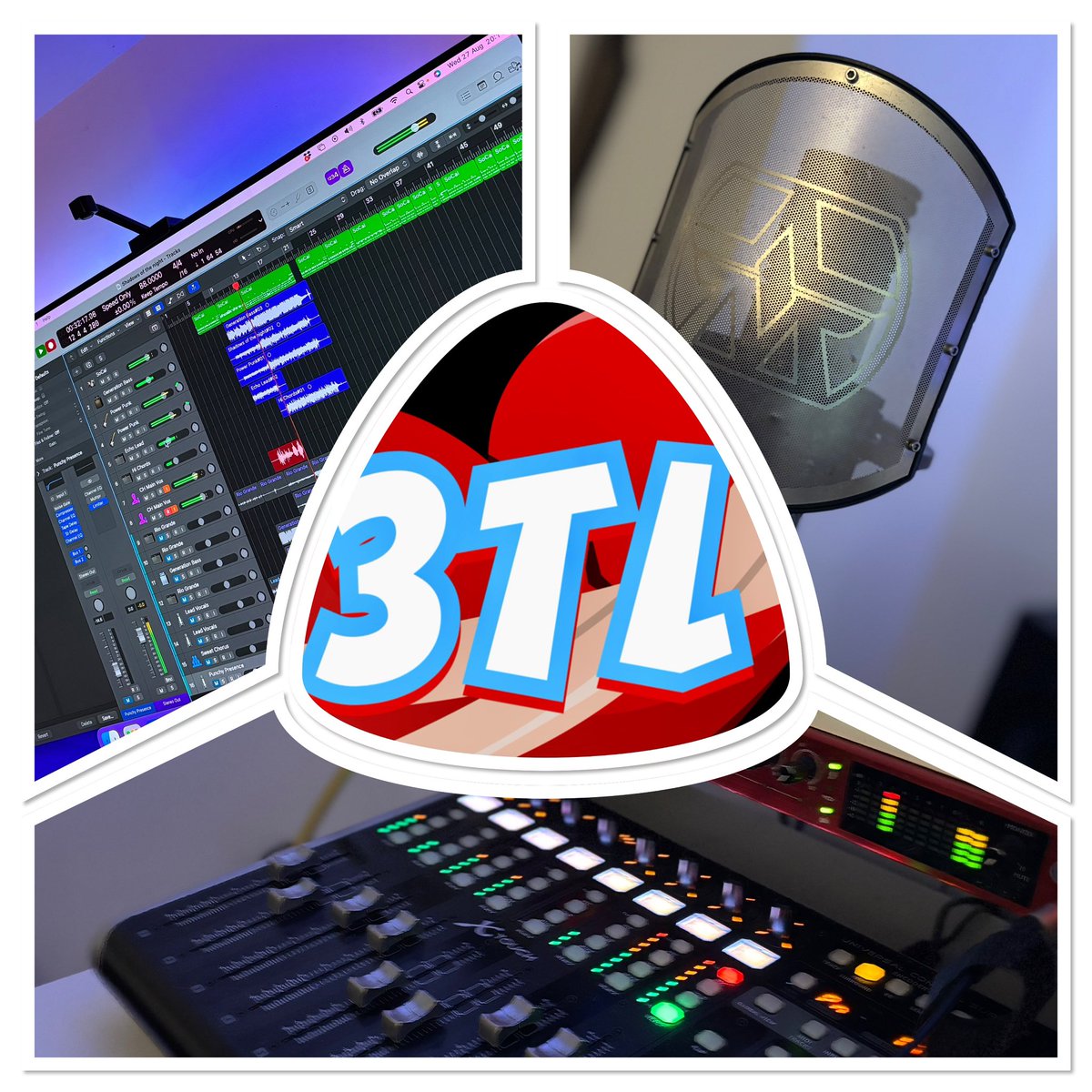 ‘Heart Break summer’ - Demo Complete 
3TL head to the studios in October for production 🤘#poprock #music #powerpop #heartbreaksummer