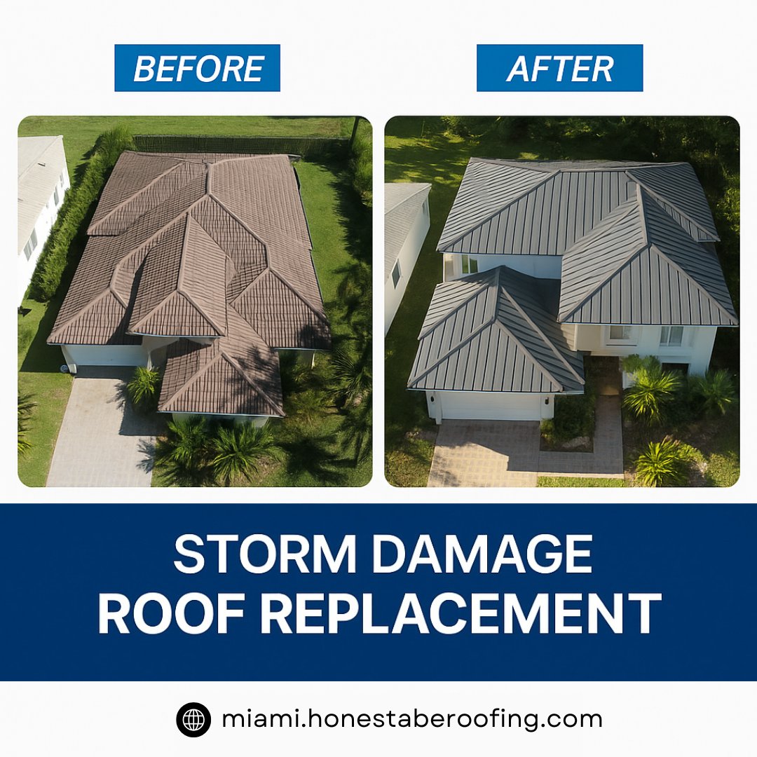 HAR_Miami's tweet image. 🏠 Give your home a fresh start with Honest Abe Roofing Miami! Our expert roof replacements boost curb appeal, protect your home, and last for years.

📞 Free roof inspection!
🌐 miami.honestaberoofing.com

#MiamiRoofing #RoofReplacement #DurableRoof