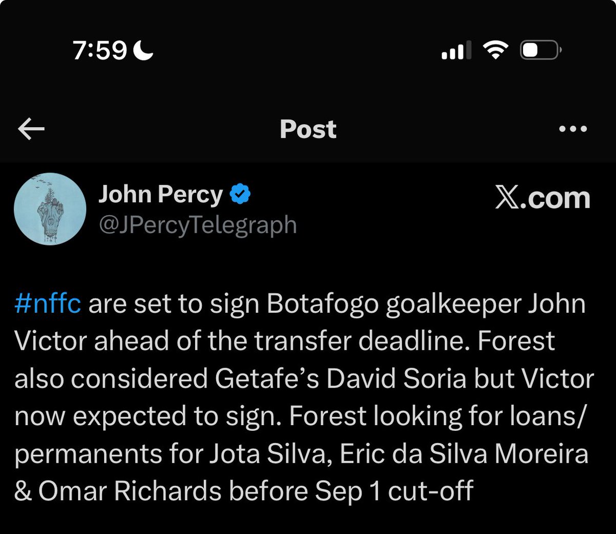 t_nffc's tweet image. Tbf this guy is very reliable.