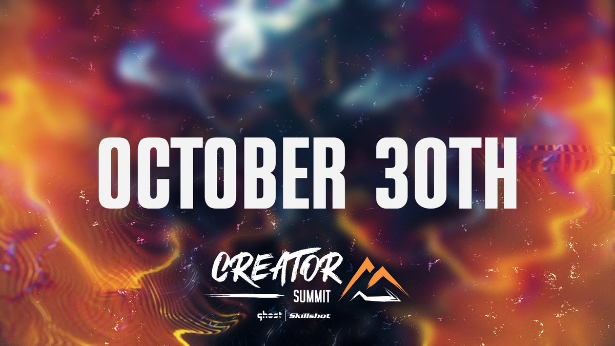 Creator Summit is back for Year 2 and it’s going even bigger ⛰️

Attending DreamHack Atlanta? Kick off the weekend with us 👻

🗓️ Save the date: Thursday, October 30

Registration and more details coming soon: csummit.live