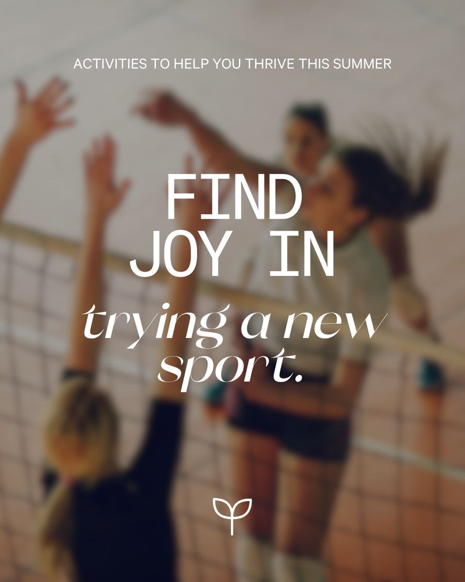 Finding joy doesn't have to be complicated! Sometimes, it's as simple as stepping out of your comfort zone and trying something new.

What new activity are you hoping to try before the season ends?

#NewSport #Summer #Joy #TrySomethingNew