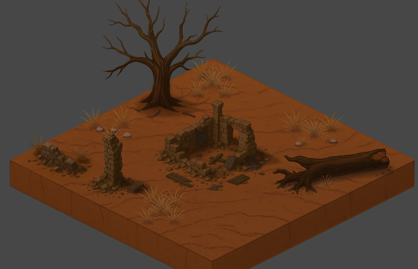 We didn't gave much news but it's time to change it !🔥

We've been working hard on visuals and giving life to the new map system.
Here's a little preview of how the map will now looks ⬇️

See you all in the Wastelands ! 🔥