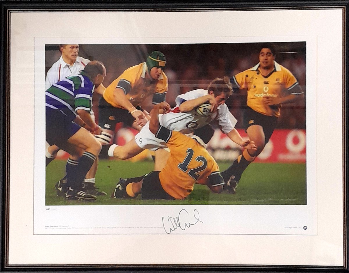 More great lots in our WWST auction, this time featuring 2 England greats.

Lot 3  - Martin Johnson signed print.
Lot 4 - Will Greenwood signed photograph

DM or email us at, trust@wwst.co.uk to place a bid
